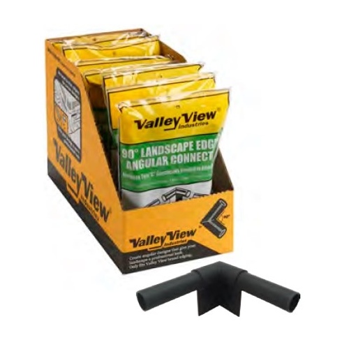 Valley View 90-SP Lawn Edging Stakes and Corner Connector, 90 Degree