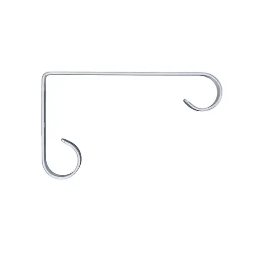 Plant Hook White Metal Powder Coated