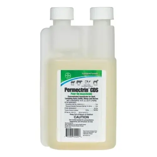 Bayer Animal Health 003-84282596 Permectrin CDS Pour-On 16-oz