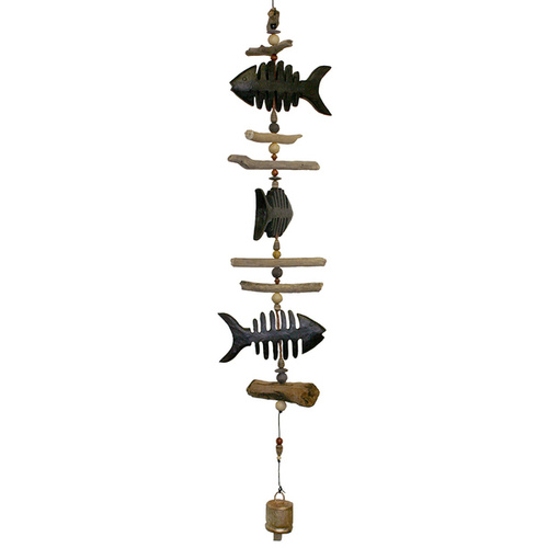 Cohasset Gifts & Garden Inc 14334010 Bone Fish Tripple Cohasset Bell