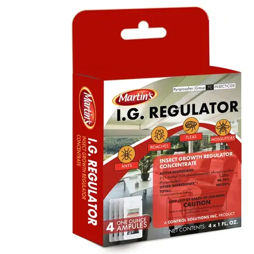 Martin's 82005202 Insect Killer I.G. Regulator Liquid Concentrate 4 oz Clear