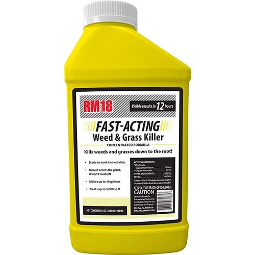 RM18 75435 RM18 Fast-Acting Weed & Grass Killer Concentrate 32-oz