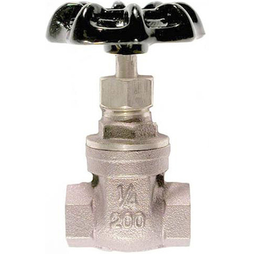 SOUTHERN VALVE & FITTING USA 620-002T Brass Threaded Gate Valve 1/4" **Not for Potable Water**