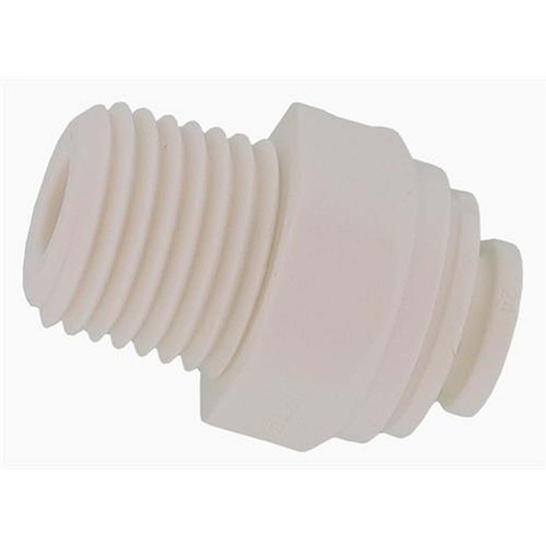 Pipe Connector, 3/8 in, FNPT, Polypropylene, 150 psi Pressure