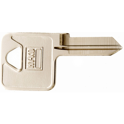 Key Blank, Brass, Nickel, For: Trimark Cabinet, House Locks and Padlocks