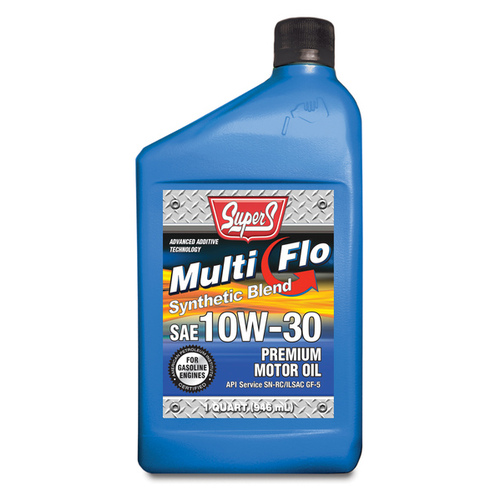 Super S Mult-Flo Premium Motor Oil 10W30 - 1 Quart