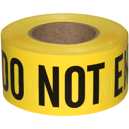 Milwaukee Tool 77-1006 1000' x 3" CAUTION DO NOT ENTER BARRICADE TAPE