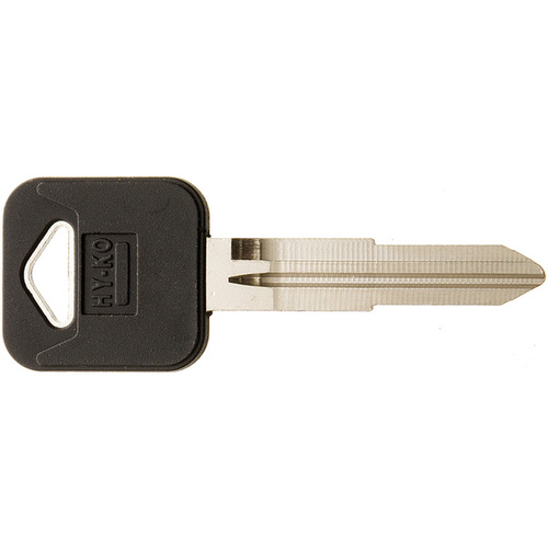 Key Blank - GM Auto B65P Plastic Head (Black) Nickel