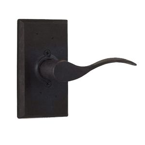 Right Hand Carlow Square Half Dummy Lock Oil Rubbed Bronze Finish