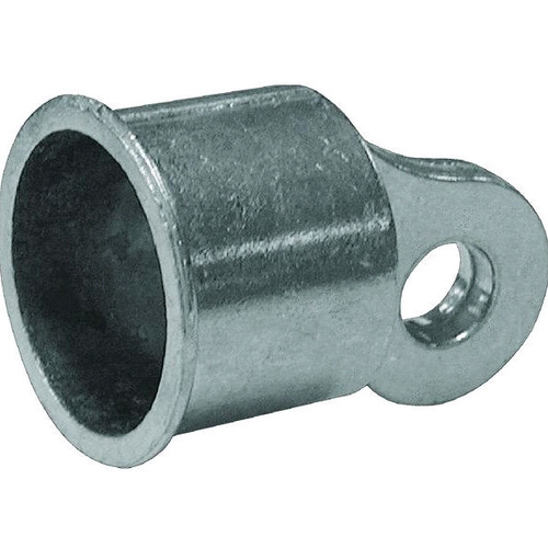 YardGard 328550C Chain Link Rail End Cap 2.44" L Galvanized Silver Aluminum Galvanized