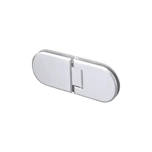 Satin Chrome Berlin 180 Series 180 degree Glass-to-Glass Hinge