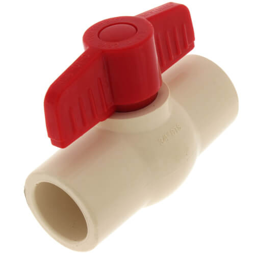 Homewerks Worldwide VBVCPVE4B 3/4 in. x 3/4 in. CPVC Slip x Slip Ball Valve