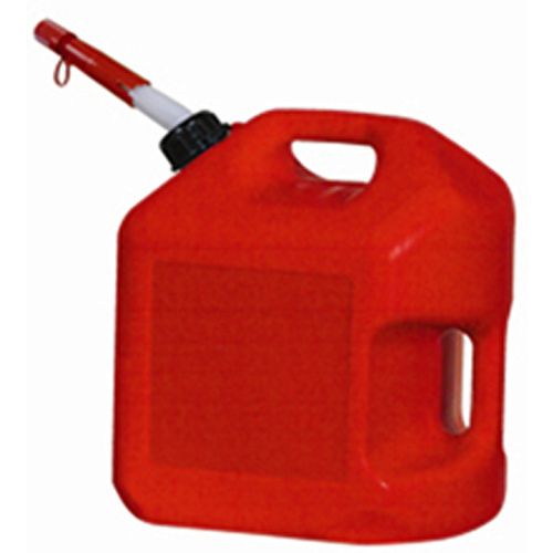 Midwest Can 5610 Gas Can Flame Shield Safety System Plastic 5 gal Red
