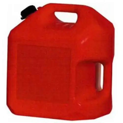 Gas Can, Self-Venting, Red Plastic, 5-Gallons - pack of 4