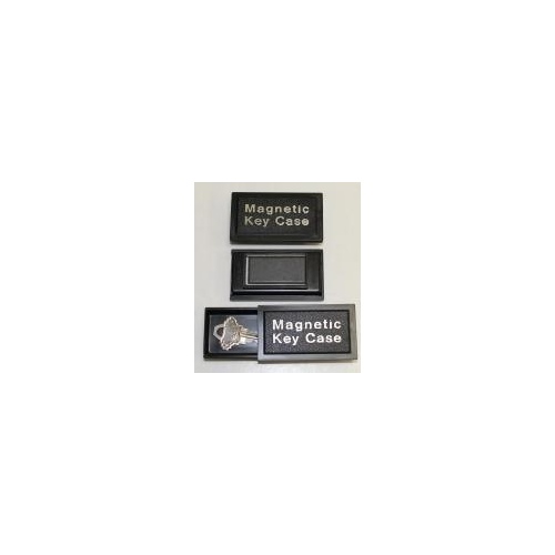 Hardware Mercantile International, LLC B2412 Key Case Magnetic 3" x 1.75" Plastic Black