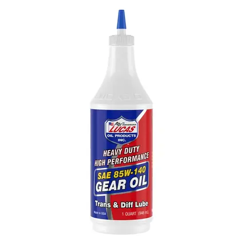 Gear Oil, 85W-140, 1 qt Bottle Amber