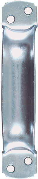 National Hardware N100-313 Door Pull 6-3/4" L Zinc-Plated Silver Steel Zinc-Plated