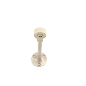 6" Strait Roller Bumper Satin Nickel Finish
