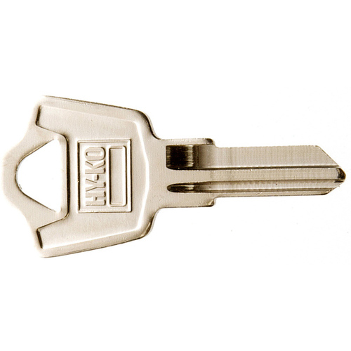 Key Blank, Brass, Nickel, For: ESP Vehicle Locks - pack of 10