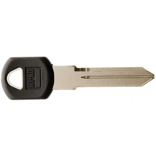 Key Blank - GM Auto B92P Plastic Head (Black) Nickel