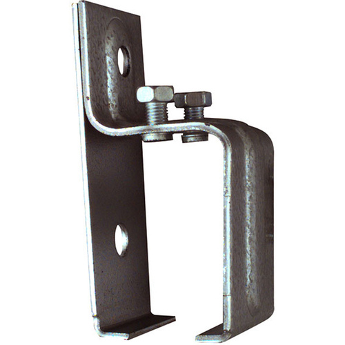 Western Products of Indiana 9-2J Box Rail Single Splice Bracket - Galvanized Steel