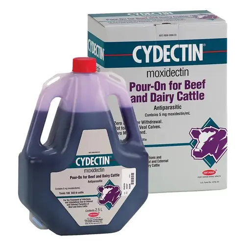 CYDECTIN POUR ON FOR BEEF AND DAIRY CATTLE - 2.5 Liter