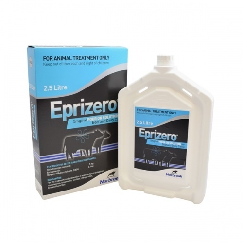 Eprizero Cattle Wormer Pour-On 2.5-Liter