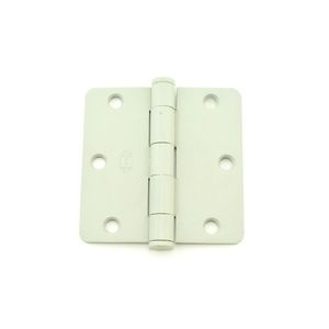 3-1/2" x 3-1/2" 1/4" Radius Full Mortise Standard Weight Plain Bearing Hinge # 009072 Prime Coat Finish