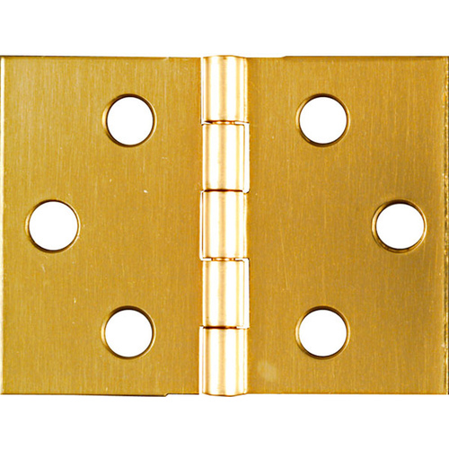 V1805 1-1/2" x 2" Desk Hinge Solid Brass Finish