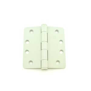 4" x 4" 1/4" Radius Full Mortise Standard Weight Plain Bearing Hinge # 011126 Prime Coat Finish