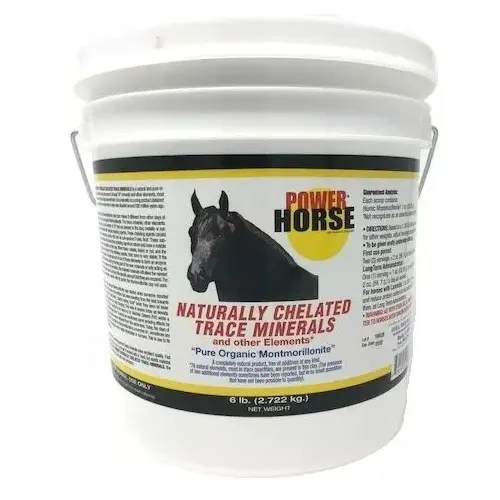 Animal Power Source Inc 6LBS Power Horse Trace Minerals 6-LB Pail