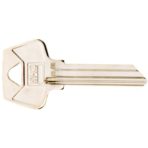 Key Blank, Brass, Nickel, For: Sargent Cabinet, House Locks and Padlocks - pack of 10