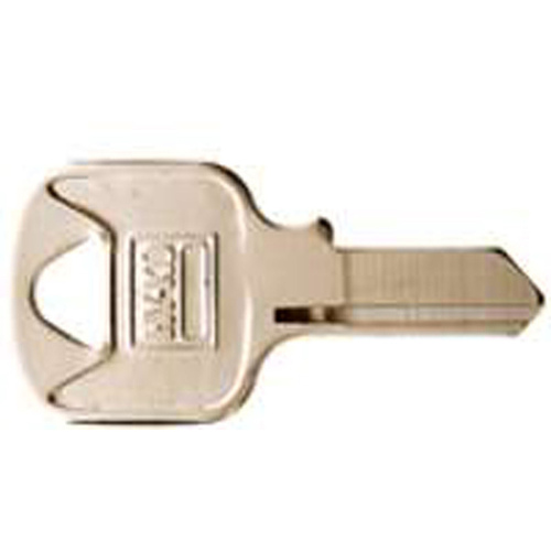 Key Blank, Brass, Nickel, For: Abus Cabinet, House Locks and Padlocks