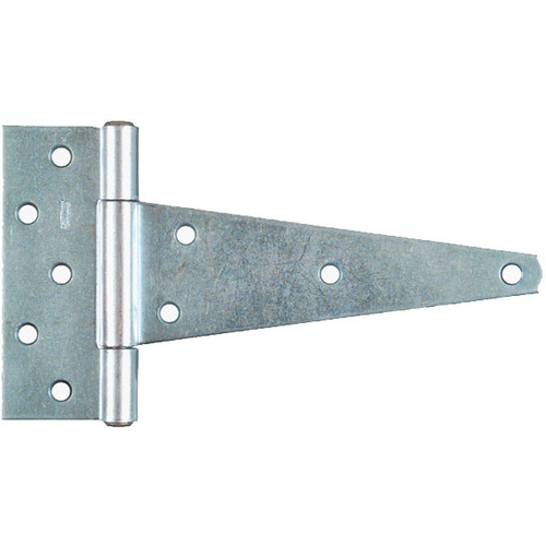 T-Hinge, 5-1/2 in W Frame Leaf, 1.993 in H Frame Leaf, Steel, Zinc, Tight Pin, 48 lb