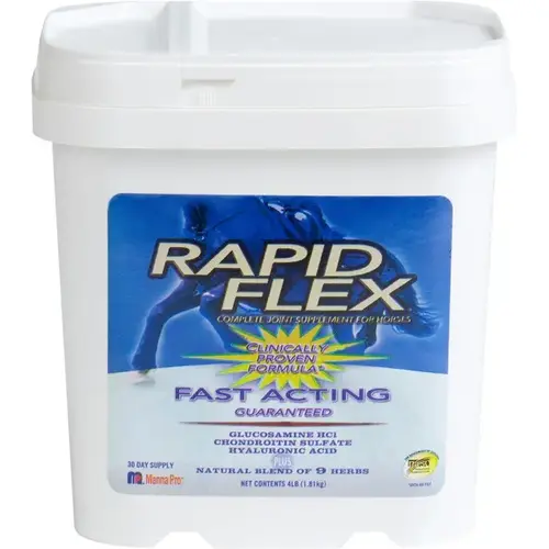 MANNA PRO PRODUCTS LLC 1000072 Rapid Flex Joint Supplement For Horses, 4-Lbs.