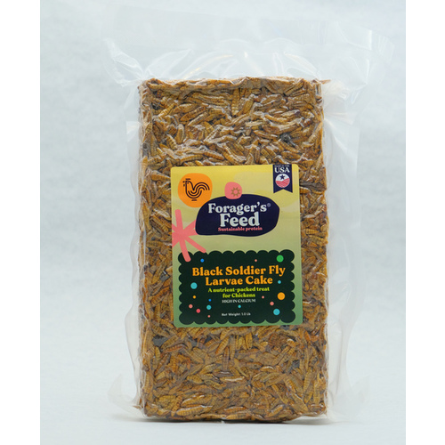 Forager's Feed 001-656095 FLY LARVAE CAKE MIX 25LB. - FORAGERS FEED