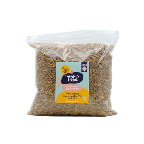 Forager's Feed 001-656026 BLACK SOLDIER FLY LARVAE DRY 10LBS - VIVOTEIN/FORAGERS