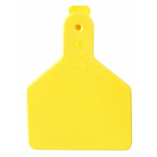 Z Tags 9053610 Calf Tag, Yellow, 2-3/8 x 3-1/4-In - pack of 25