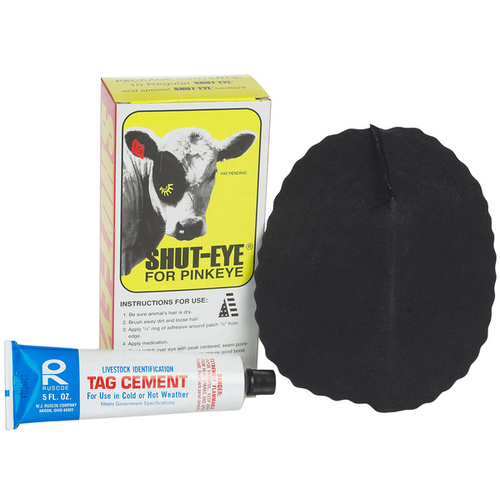 American Animal Health Inc 009-ZAB1051 Shut-Eye Pinkeye Patches Calf pack of 10