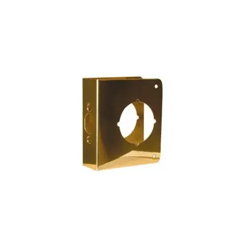 Install-A-Lock Reinforcer Polished Brass