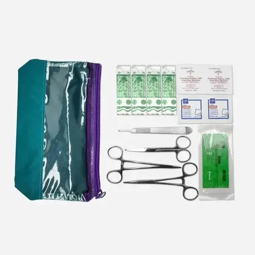 Med-Vet International SK1-KIT 15-pc Emergency Wound Kit with Suture