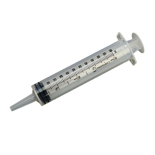 Monoject 60-mL Syringes Catheter Tip