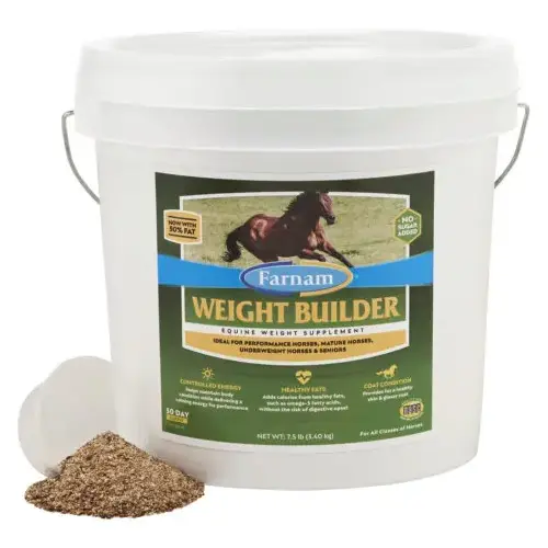 Weight Builder Horse Supplement, Concentrated, 7.5 lb Bucket