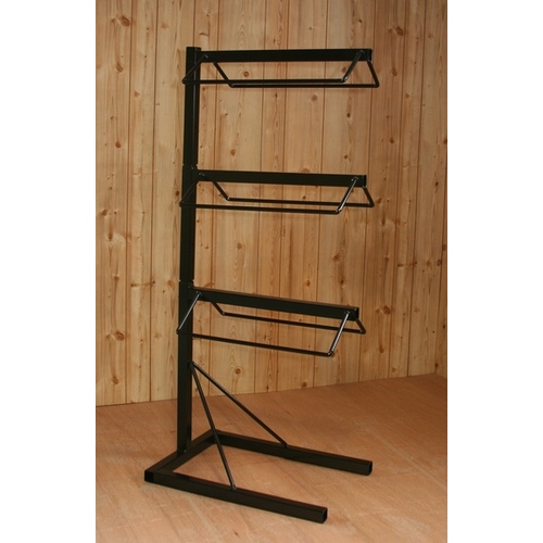 Newport Black Smith Shop NB-555 3 Tier Saddle Stand