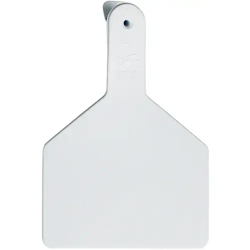 Z Tags 9053603 Z Tags Cow Tags - White, Blank, pack of 25