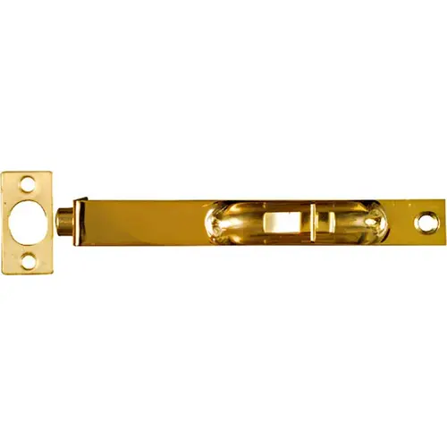 Flush Bolt 6" - Solid Brass