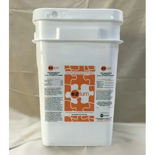 EZ EQUINE 22702701 EZium 2-Month Reclosable Pail - 19 lbs.