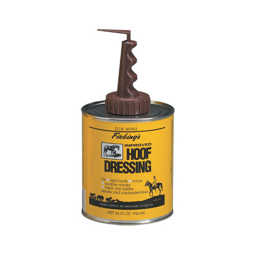 Fiebings HFDR00A032Z Hoof Dressing with Applicator 32-oz