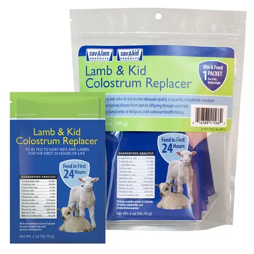 Sav-A-Caf Lamb & Kid Colostrum Replacer Bag 10oz