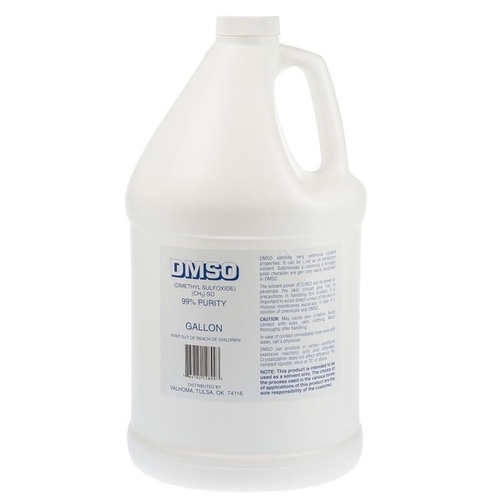 DMSO 99% Liquid Formula, Gallon.